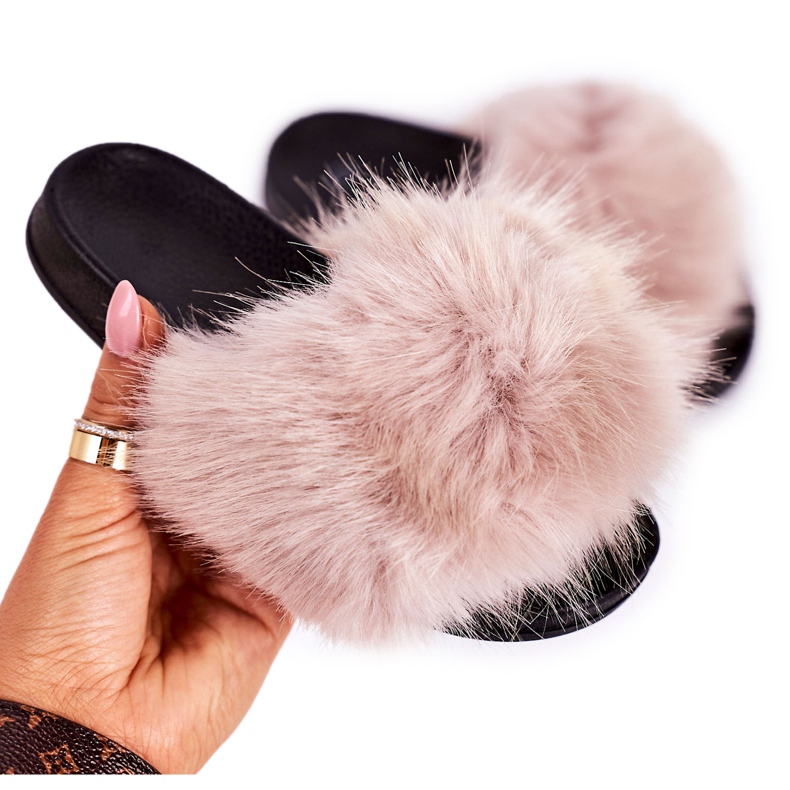 PS1 Pantuflas Infantiles de Piel Fashionista Beige