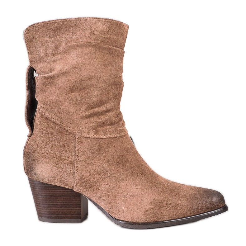 Vinceza Botas vaqueras altas marrones marrón