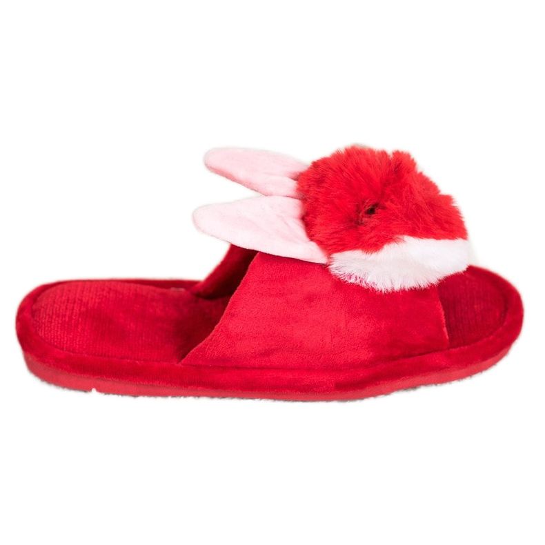 Bona pantuflas conejito rojo Bona pantuflas conejito rojo