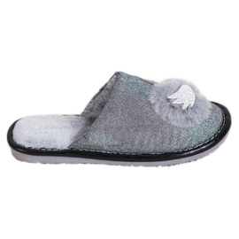 Bona Zapatillas con estilo con aplicación gris Bona Zapatillas con estilo con aplicación gris