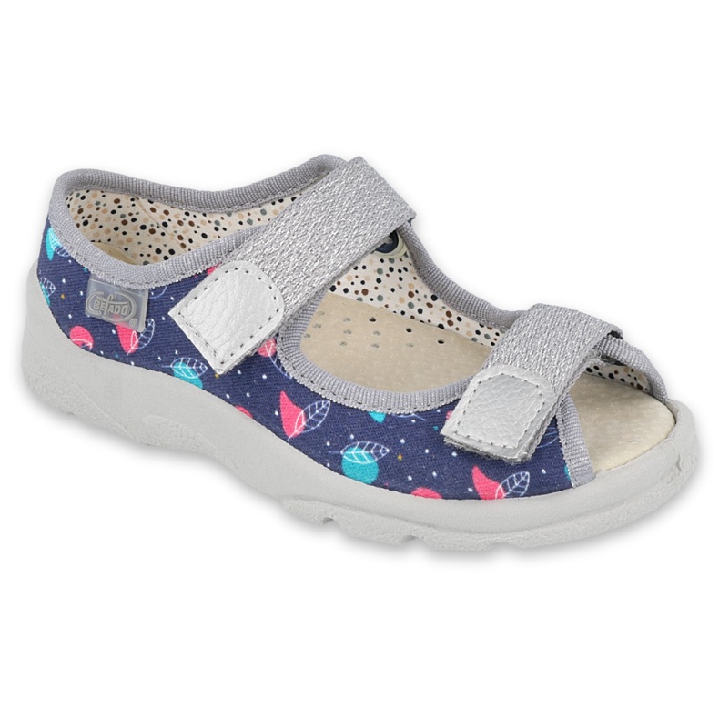 Calzado infantil befado 869X144 azul marino rosado gris
