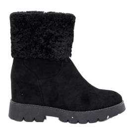 Botas con aislamiento en ante negras de Bodri negro