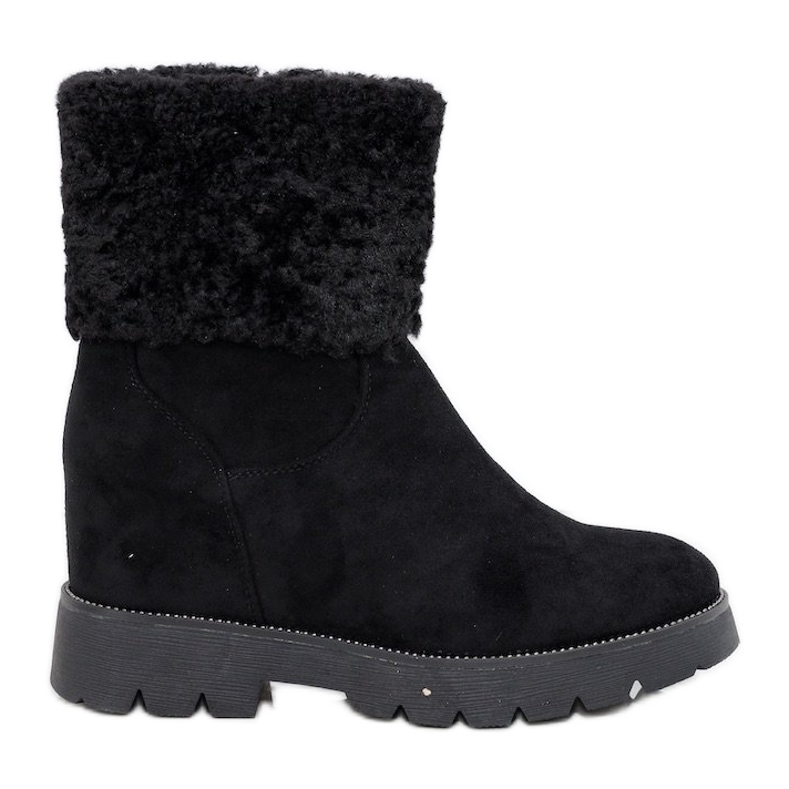 Botas con aislamiento en ante negras de Bodri negro