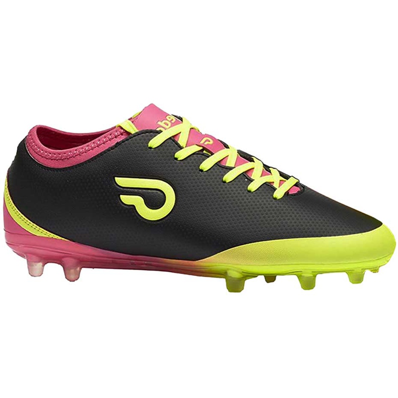 Zapatos de fútbol Gedo Calzsol Fg Calzsol 1602 negro-amarillo-rosa 1602