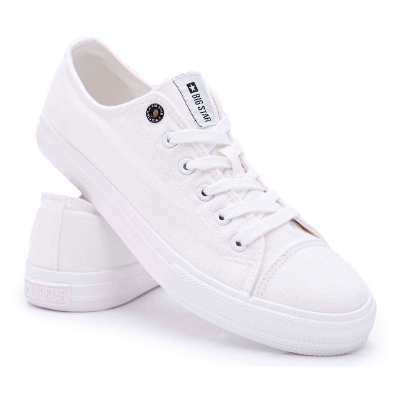 Zapatillas de hombre Low Big Star White FF174337 blanco