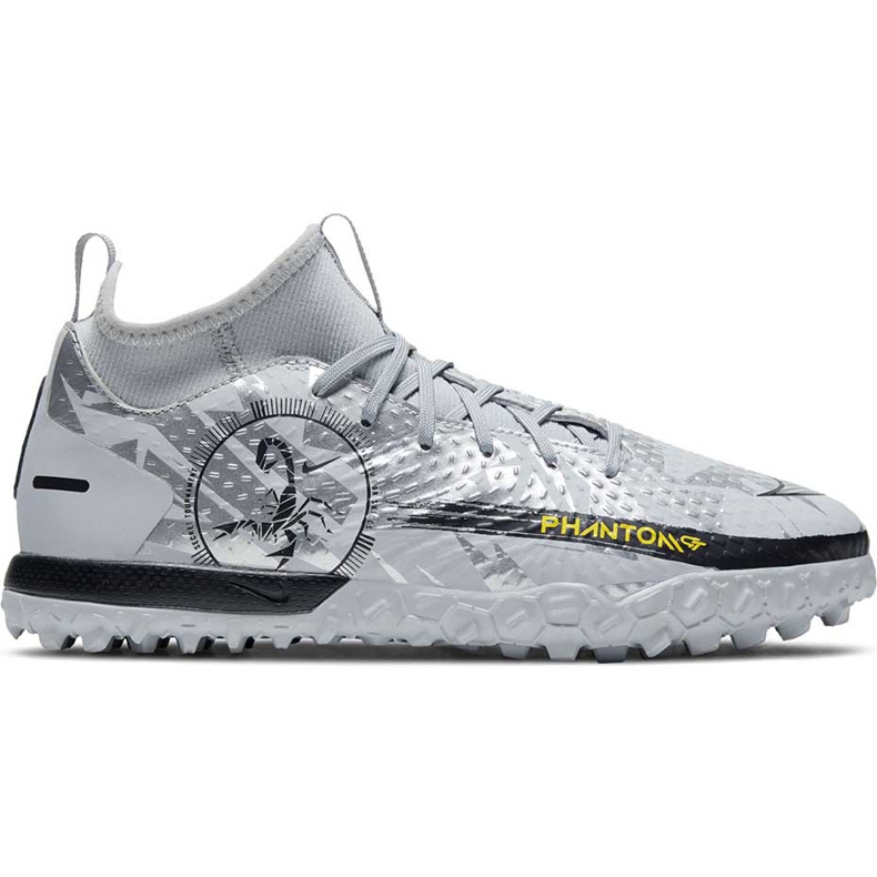 Zapatillas de fútbol Nike Phantom Gt Scorpion Academy Dynamic Fit Tf Junior DA2289 001 plata plata