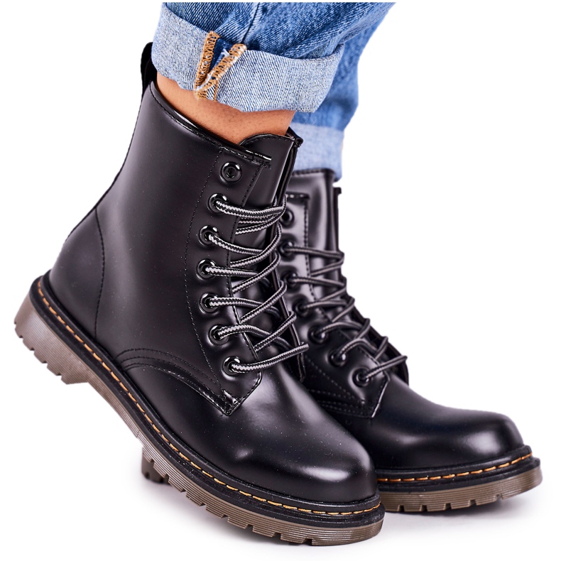 Botas de abrigo para mujer Matt Black Thunder negro