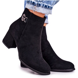 PJ1 Botas cálidas clásicas para mujer en un talón Negro Éxito PJ1 Botas cálidas clásicas para mujer en un talón Negro Éxito