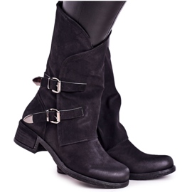 PS1 Botas cálidas para mujer con hebillas Black Cassidy negro PS1 Botas cálidas para mujer con hebillas Black Cassidy negro