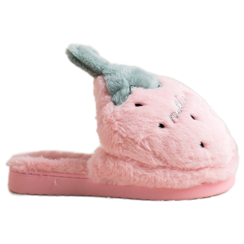 Bona Zapatillas de fresa rosado verde