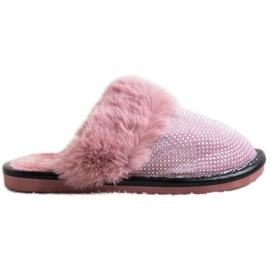 Bona Zapatillas cómodas con piel rosado