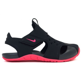 Sandalias Nike Sunray Protect 2 (PS) Jr 943826-003 negro rosado
