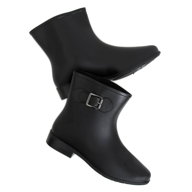 Botines con hebilla negro D32 Negro Botines con hebilla negro D32 Negro