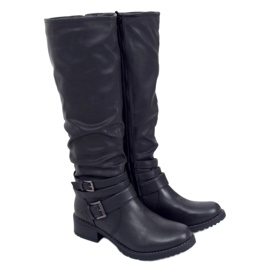 Botas de montar mujer negras 7501 Black negro
