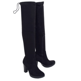 Tacones negros Negro 2C8X1734-1 Negro