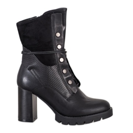 Super Me Botas de moda negro Super Me Botas de moda negro