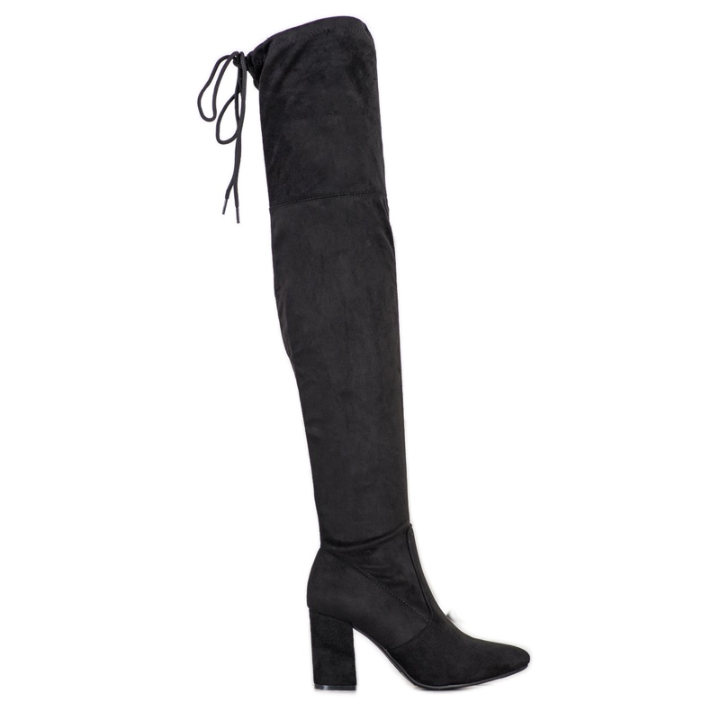 Forever Folie Botas con estilo negro