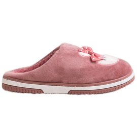 Bona Zapatillas de casa rosa
