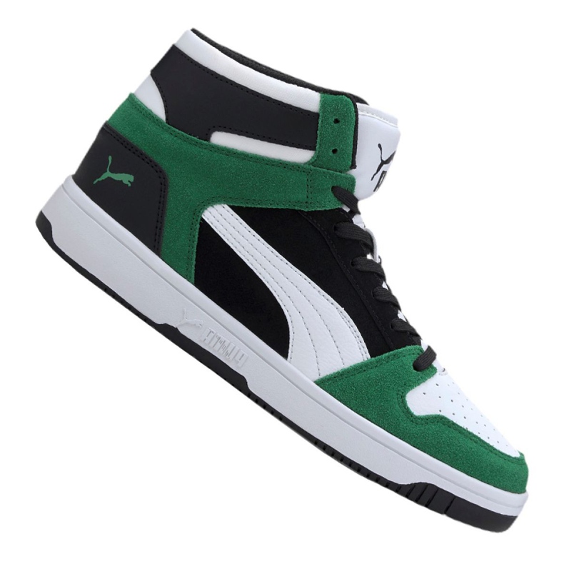 Puma Rebound LayUp Sd M 370219-05 blanco negro verde