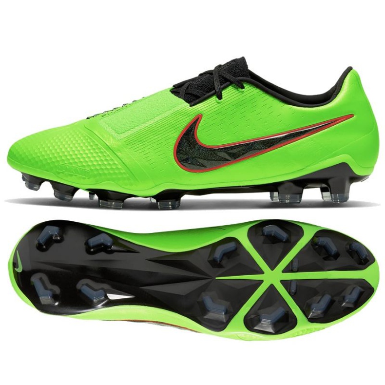 Zapatos de fútbol Nike Phantom Venom Elite Fg M AO7540 306 multicolor verde