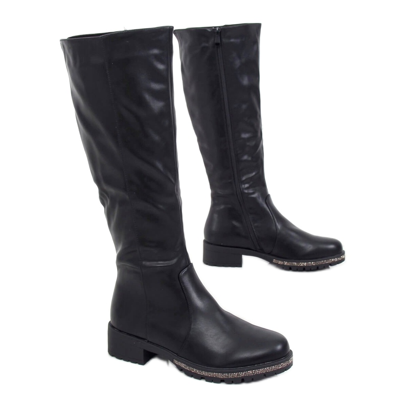 Botas de montar de mujer negras SG-501 Black negro Botas de montar de mujer negras SG-501 Black negro