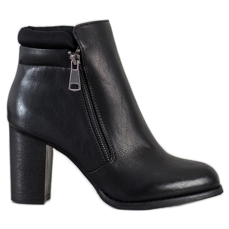 Super Mode Botas clásicas con cremallera negro Super Mode Botas clásicas con cremallera negro