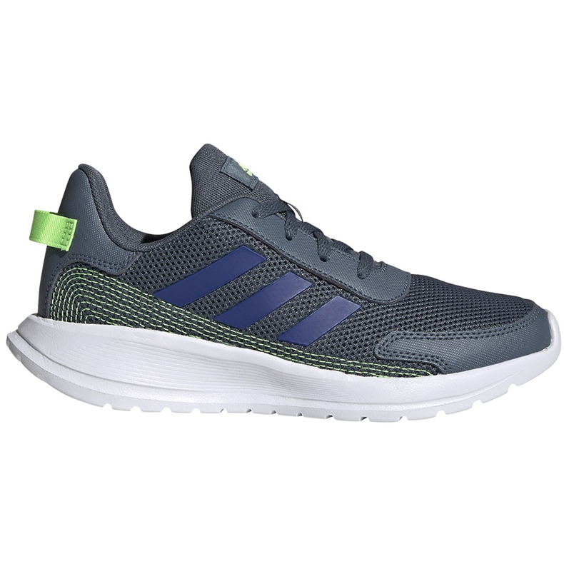 Zapatillas adidas Tensaur Run K grises FV9444 para niños azul verde