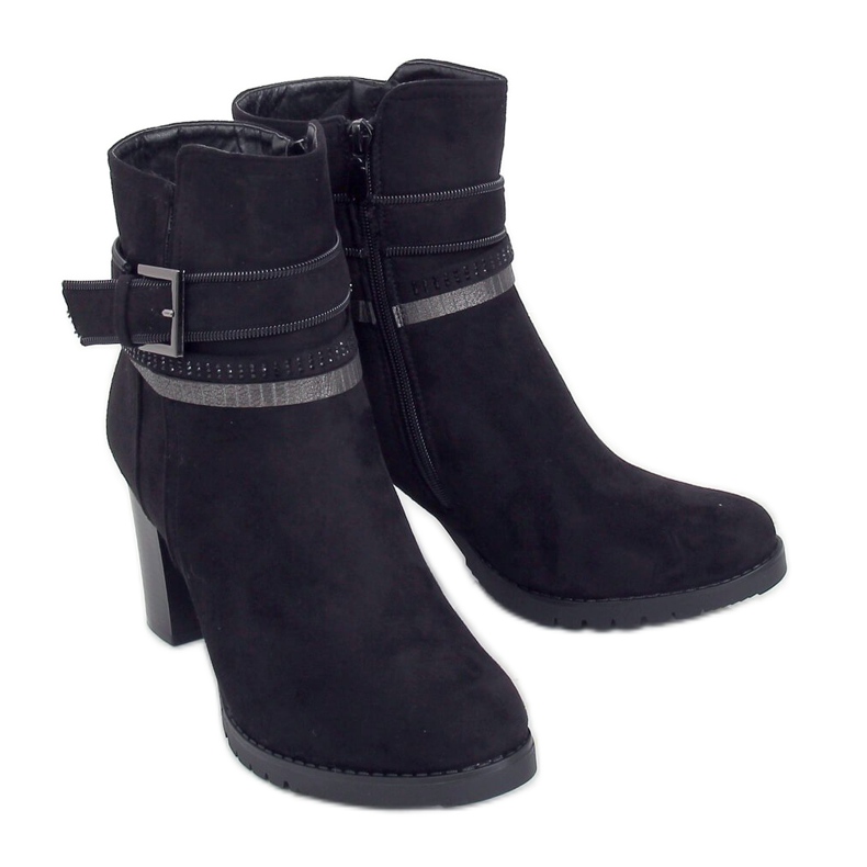 Botas negras de tacón BH126-KB Black negro Botas negras de tacón BH126-KB Black negro
