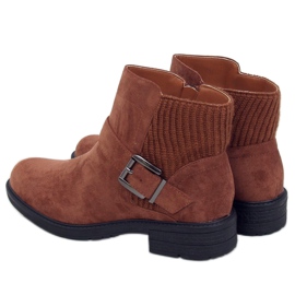 Brown Botas marrones de mujer E2210 Camel marrón