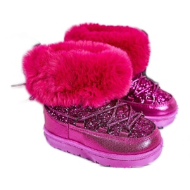 Botas de nieve para niños con pelo Nicola Fucsia rosa