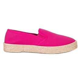 SHELOVET Alpargatas Fucsia rosa