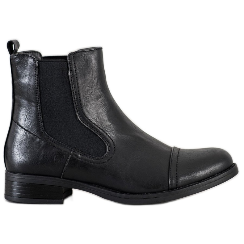 Super Mode Botas Chelsea clásicas negro