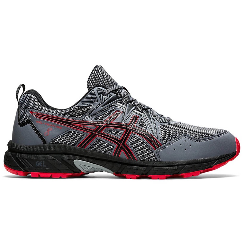 Zapatillas de running Asics Gel Venture 8 para hombre gris-rojas 1011A824 020 rojo