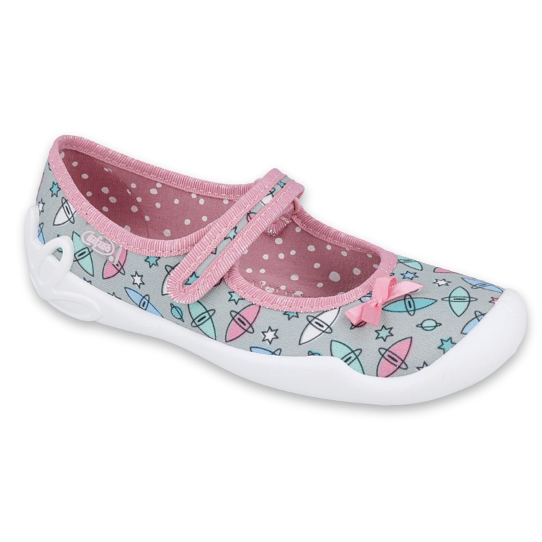 Calzado infantil befado 114Y409 azul rosado gris