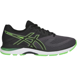 Zapatillas de running de hombre Asics Gel Pulse 10 1011A007-021 negro verde