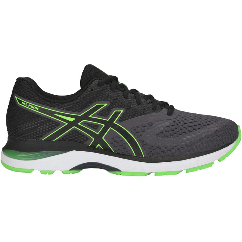 Zapatillas de running de hombre Asics Gel Pulse 10 1011A007-021 negro verde