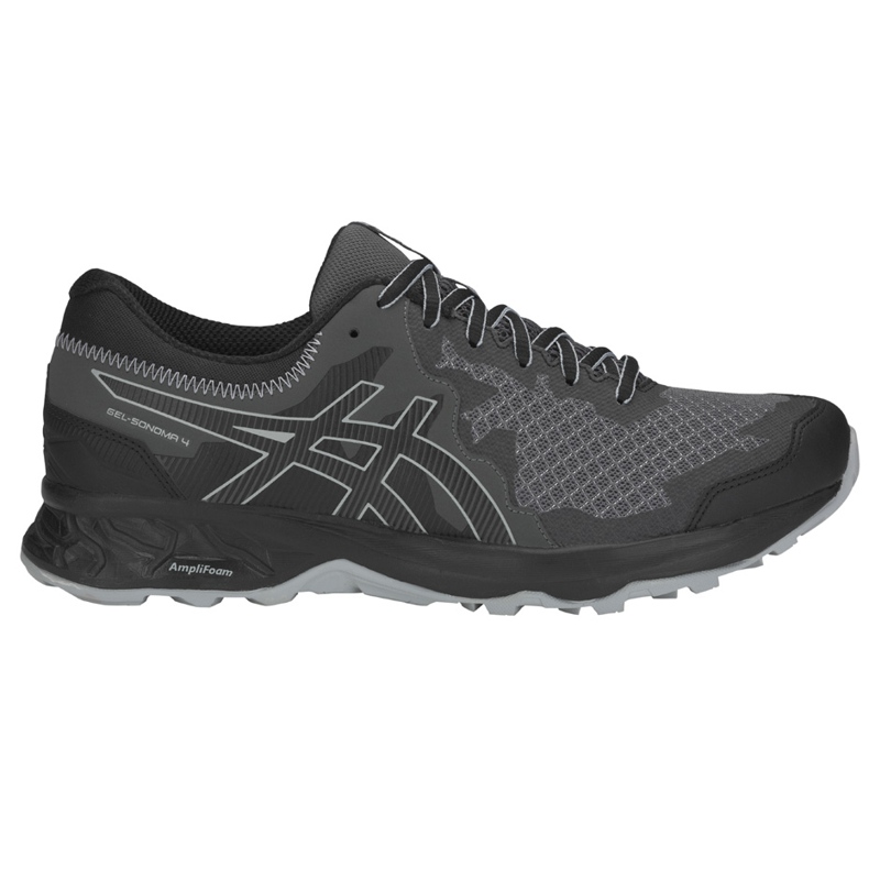 Zapatillas Asics Gel Sonoma 4 negras y grises 1011A177 002 para hombre