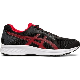 Zapatillas Asics Jolt 2 negras y rojas para hombre 1011A167 005 negro