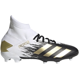 Botas de fútbol adidas Predator 20.3 Fg Junior FW9215 blanco blanco