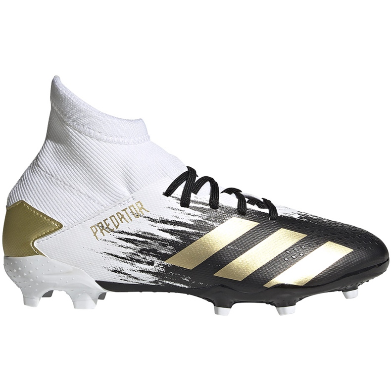 Botas de fútbol adidas Predator 20.3 Fg Junior FW9215 blanco blanco