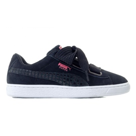 Puma Suede Heart Street 2 W 366780 01 negro rosado