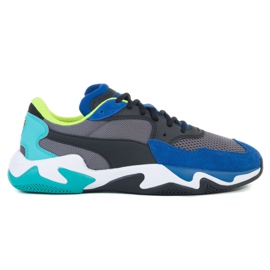 Zapatillas Puma Storm Origin M 369770 01 azul gris multicolor