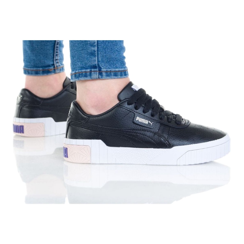 Puma Cali Jr 372843 10 negro rojo