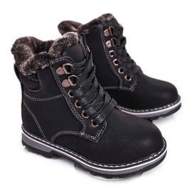 Tramperos para niños aislados con piel Black Luke negro