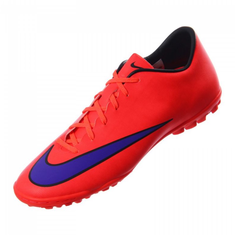 Botas de fútbol Nike Mercurial Victory V Tf M 651646-650 rojo naranjas y tintos Botas de fútbol Nike Mercurial Victory V Tf M 651646-650 rojo naranjas y tintos