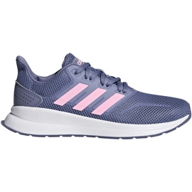 Zapatillas de running para niños adidas Falcon K violeta F36541