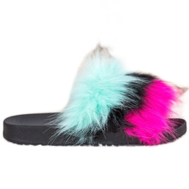 Bona Zapatillas de colores con piel multicolor