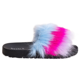 Bona Zapatillas de colores con piel multicolor
