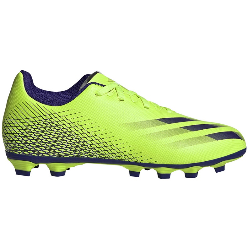 Botas de fútbol Adidas X Ghosted.4 FxG Junior verdes EG8220
