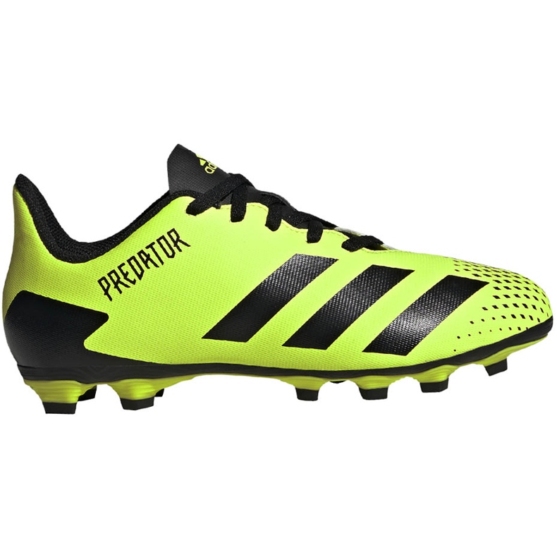 Botas de fútbol Adidas Predator 20.4 FxG Junior verde-negras EH3037